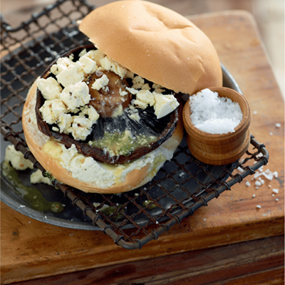 Marinated Meaty Mushroom Burgers